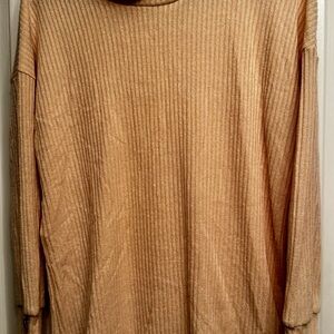 Classic Ribbed Long-Sleeve Sweater - Yellow